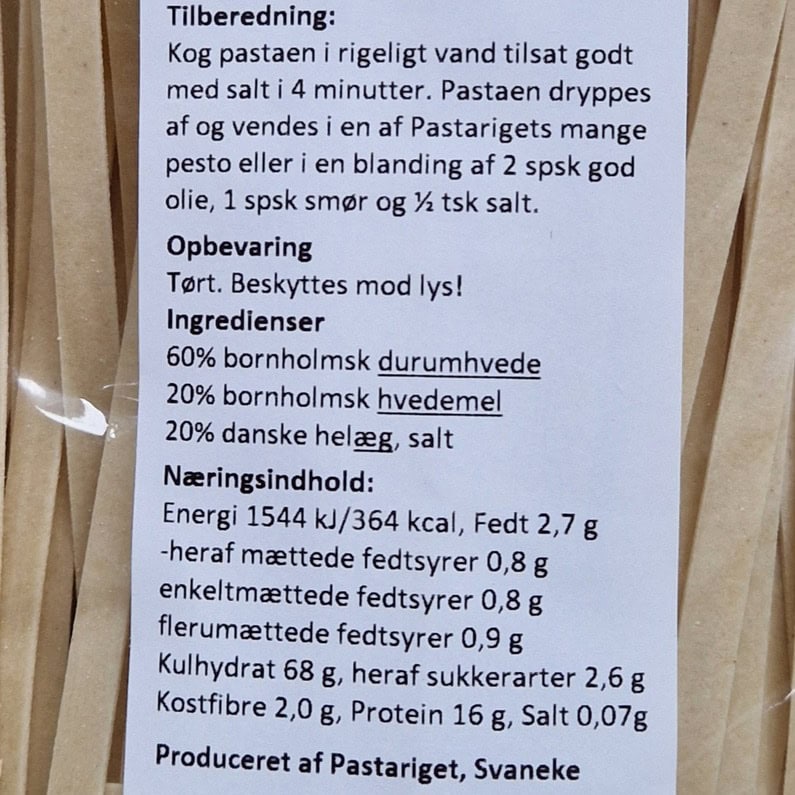 PastaRiget, Gourmet Pasta Neutral - 230 g - Billede 3