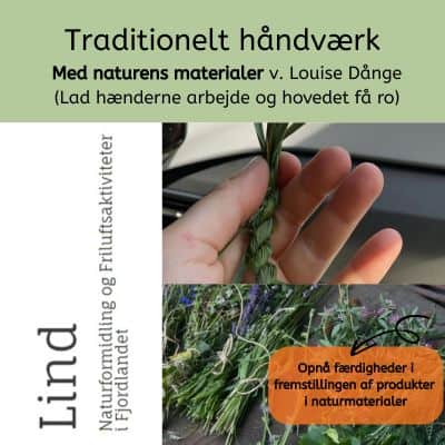Opslag Traditionelt håndværk med naturens materialer