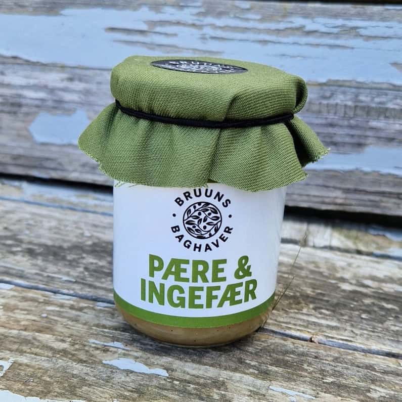 Marmelade med pære og ingefær fra Bruuns Baghaver
